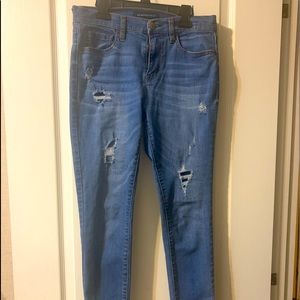 Womens jeans high wasted ankle leggings size 4